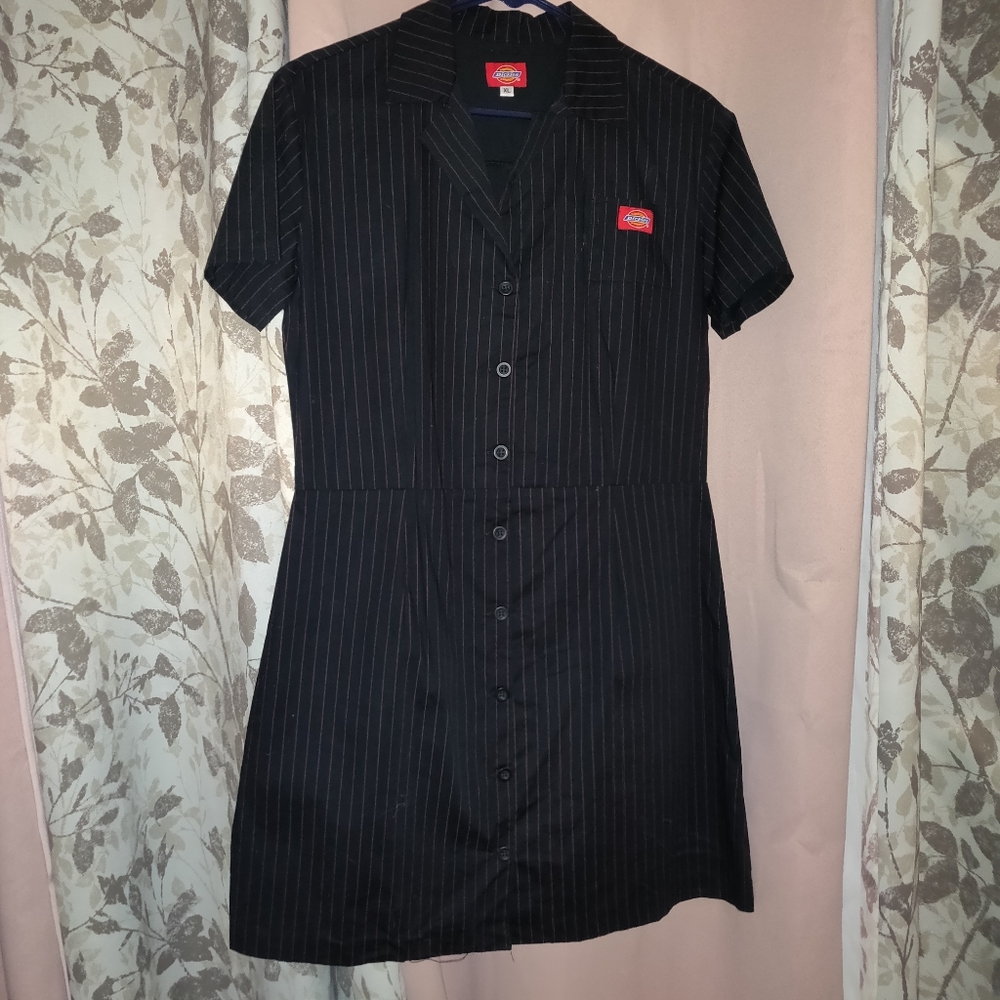 Dickies Girl Official Pinstripe  Dress